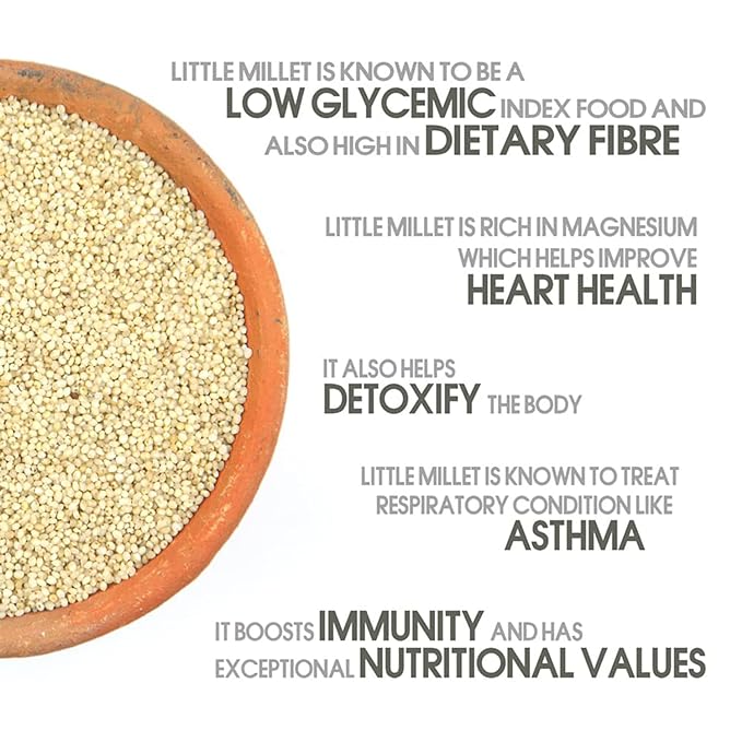 Siridhanya Unpolished and Organic (Browntop Millets 920gm pack of 5, Gross wt 4600gm) Organically Grown from Karnataka