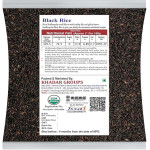 Black Rice | Karuppu Kavuni Rice | Low Glycemic Index Forbidden Black Rice,  Black Rice Price. (Pack of 12)