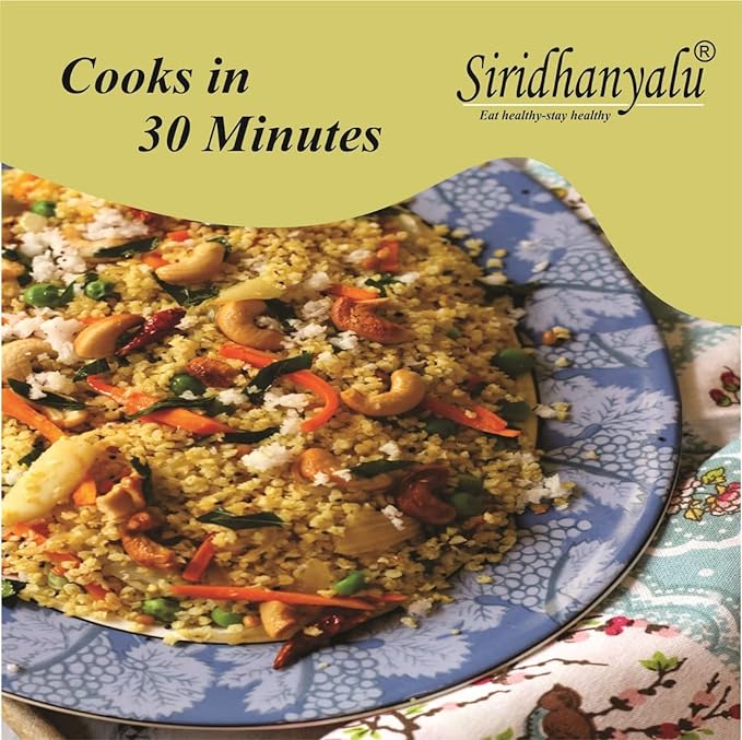 Siridhanya लिटल, फॉक्सटेल, कोडो, बार्नयार्ड और ब्राउनटॉप मिलेट्स Each Millets 400 Gm - Hindi Gwt (2.5) Kg