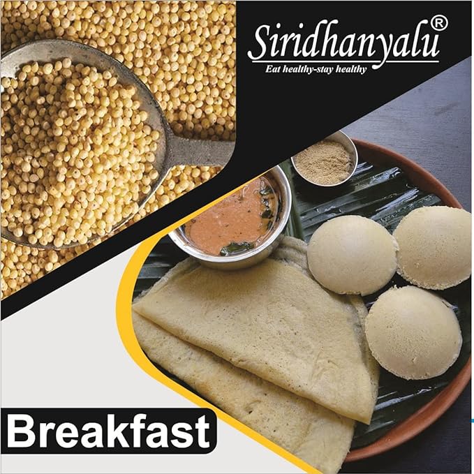 Siridhanya लिटल, फॉक्सटेल, कोडो, बार्नयार्ड और ब्राउनटॉप मिलेट्स Each Millets 400 Gm - Hindi Gwt (2.5) Kg