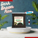 Dark Brown Rice, Low Glycemic Index Forbidden Dark Brown Rice, Offering Dark Rice Enthusiasts (Gwt 2Kg).